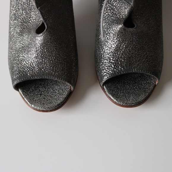 Cordani Borini Pewter Grey Acciaio Leather Bootie - Picture 8 of 8